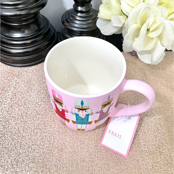 NWT Gold Foil Nutcracker Soft Touch Ceramic Mug - Picture 6 of 8